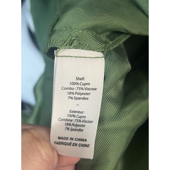 Cinq a Sept 5 A 7 Giles Jogger Cargo Pant Satin Light Green XS New NWOT - Picture 4 of 6